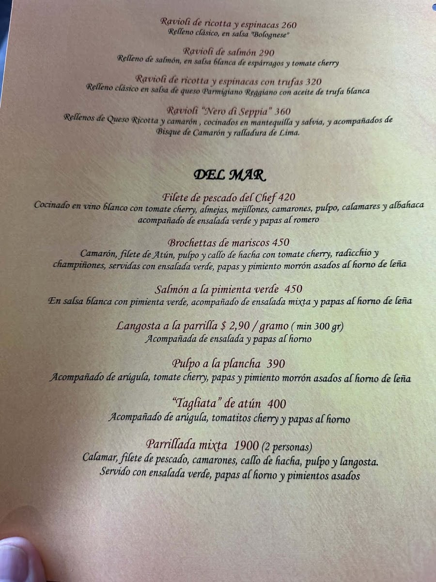 Romeo Trattoria Pizzeria Menu - Image 6